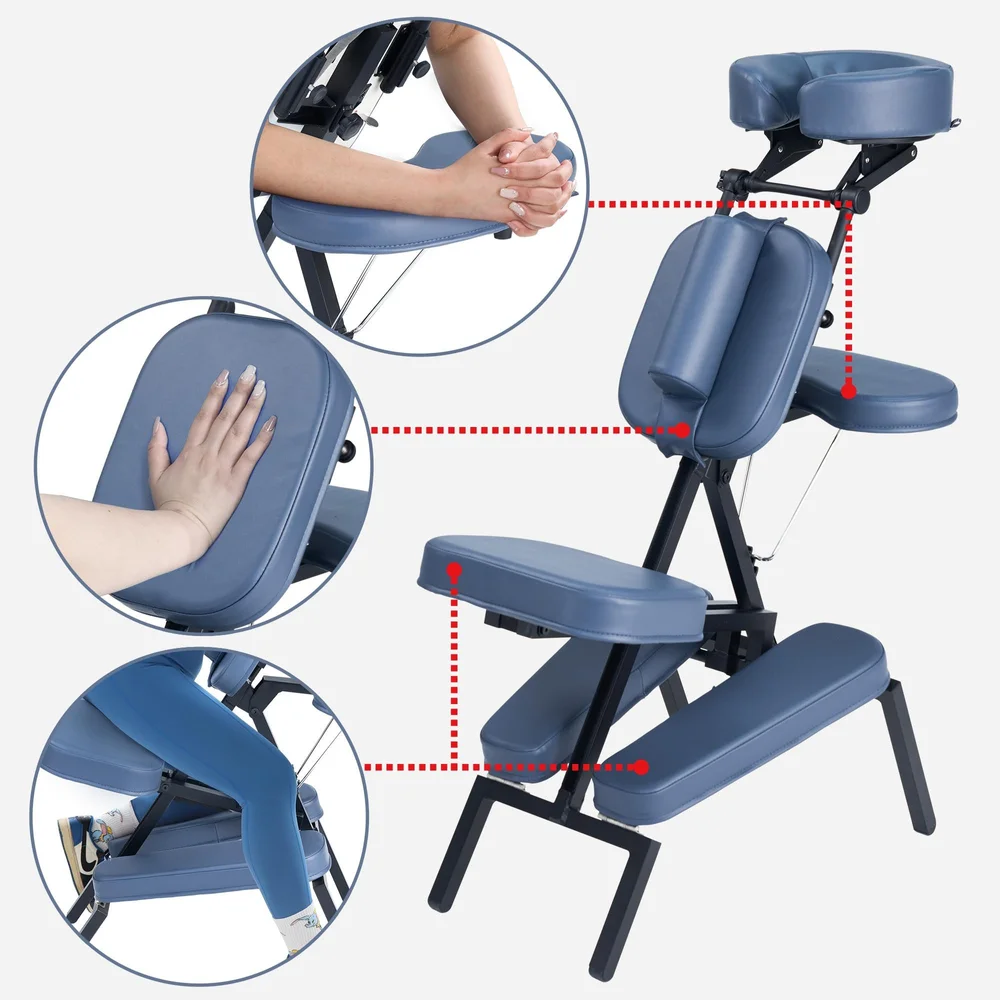 Face-down seated recovery chair